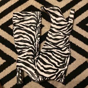 Public Desire Zebra Boots